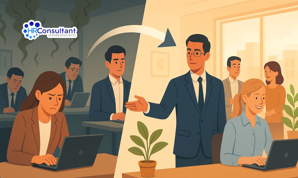 HR Consultant: El experto que convierte culturas tóxicas en ambientes respirables