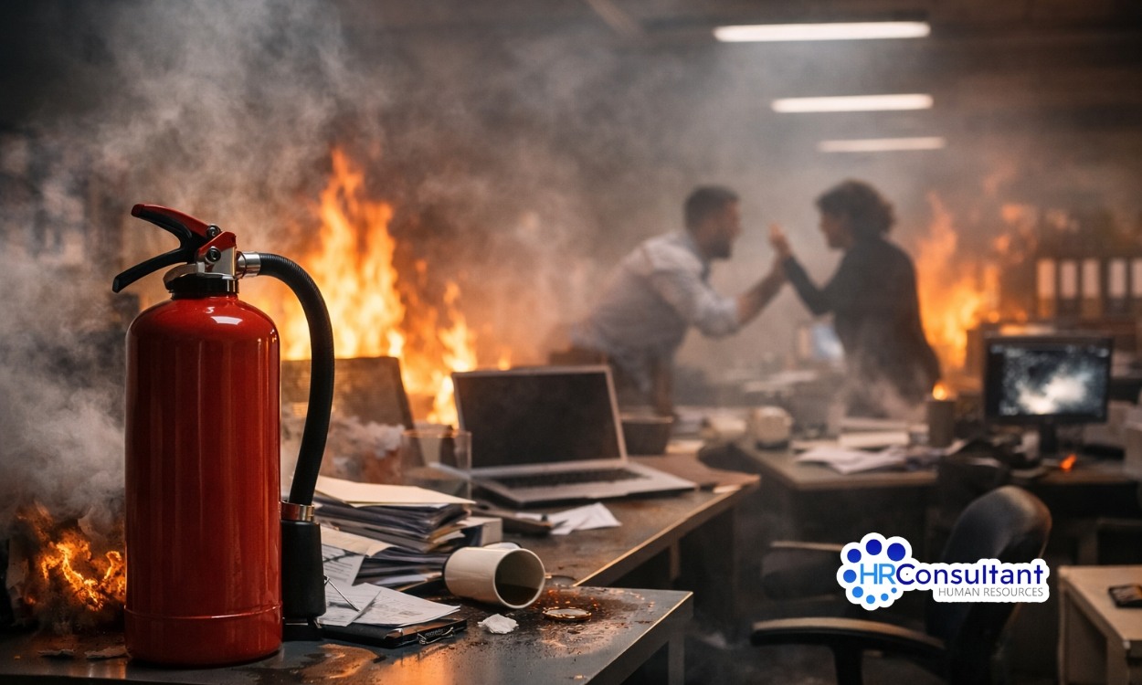 Cuando la oficina se convierte en un infierno: HR Consultant trae el extinguidor